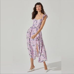 ASTR the label Wedelia corset floral dress NWOT